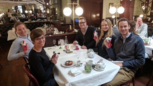 Farewell lunch in Strasbourg France