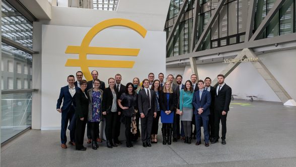 Students at European Central Bank Frankfurt