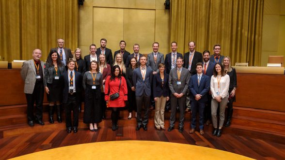 Students at European Court of Justice - Luxembourg