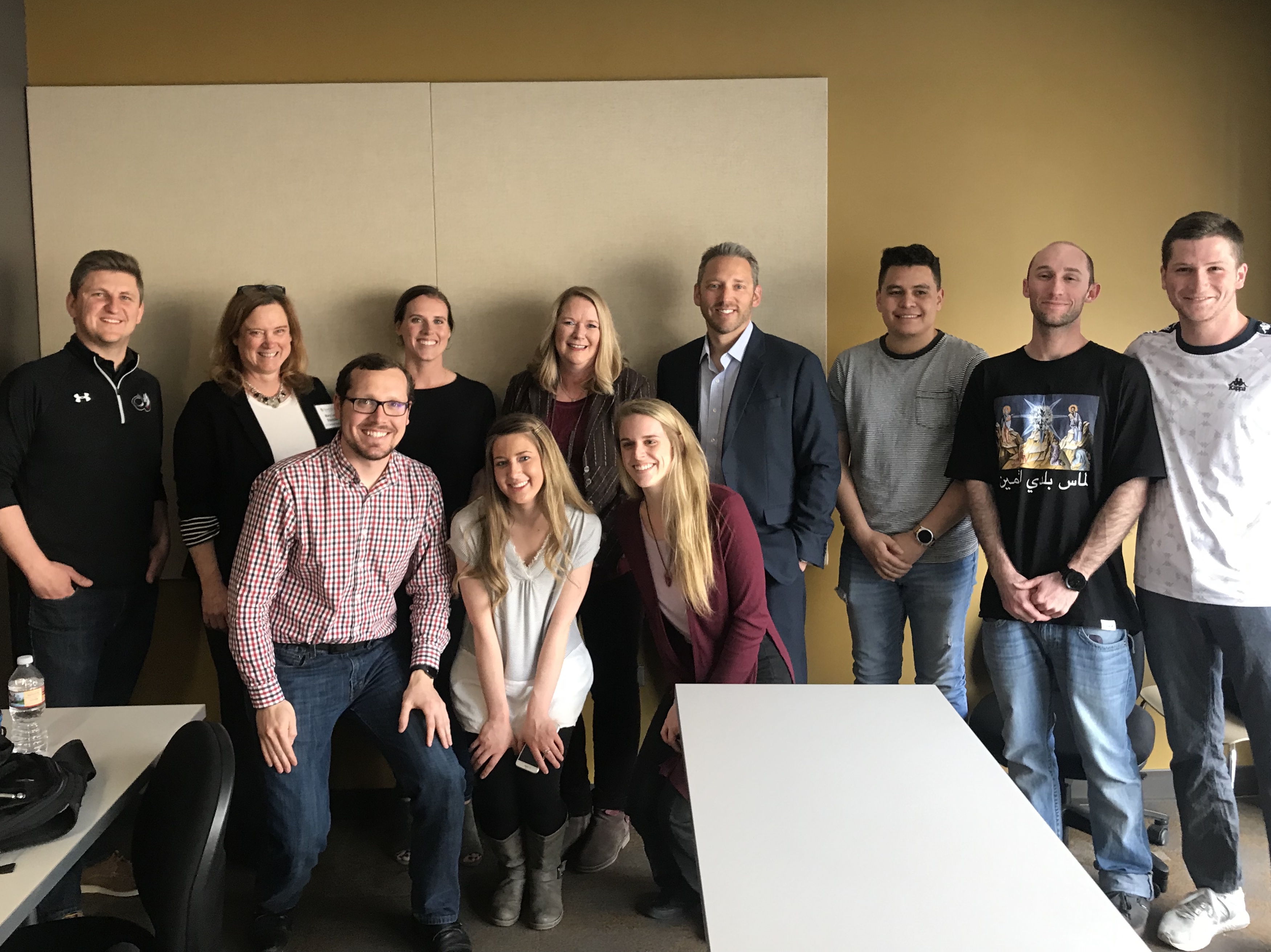 Sports panelists and student club members